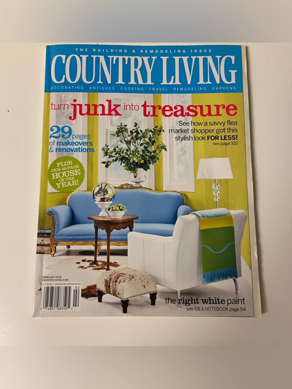 Vintage 2005 Country Living Magazine